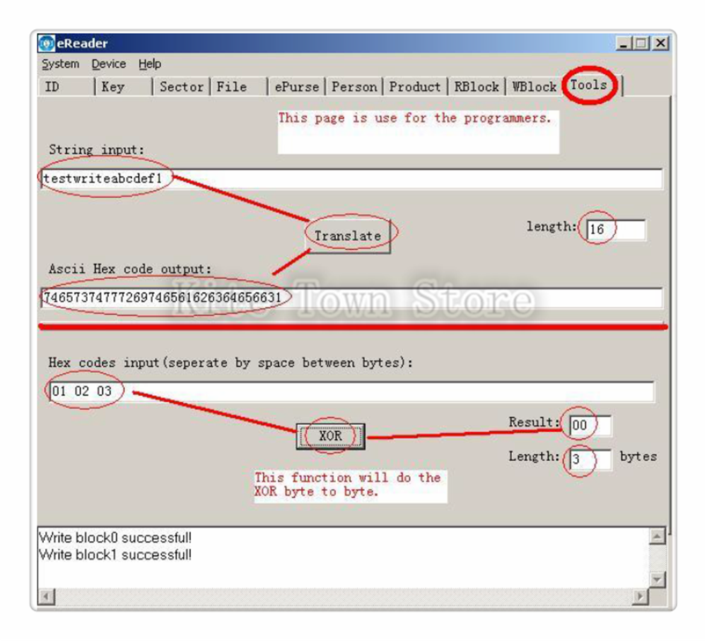 Rfid reader writer module