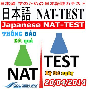 Thông Báo Kết Quả Thi NAT-TEST Đợt 2 Ngày 20/04/2014