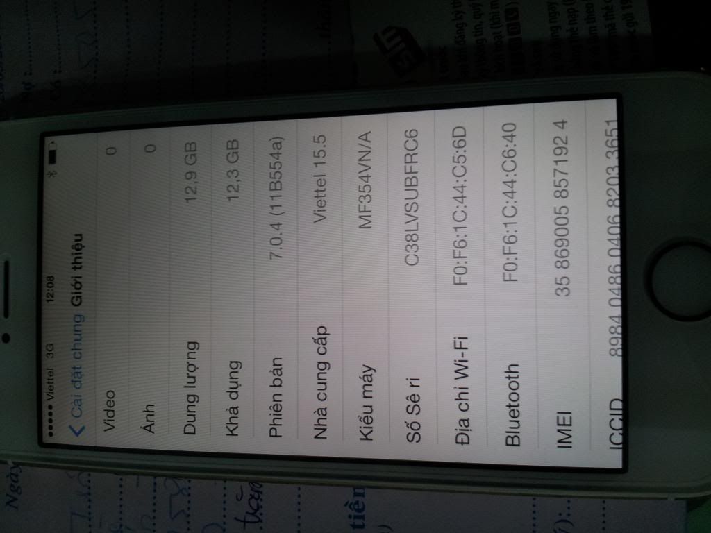 Bán Iphone 5s 16G Gold Quốc tế (Viettel) còn BH 1/2015 hoặc GL Sony Z2