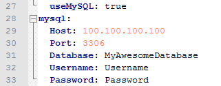 MySQL example