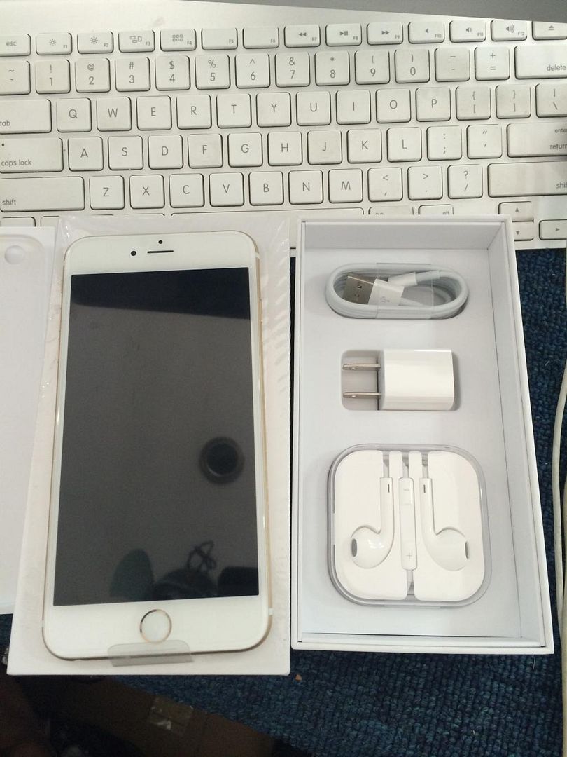 Iphone 6 Plus 64gb gold , mới 100% , fullbox nguyên seal máy , hàng QT LL Mỹ , 21tr - 1