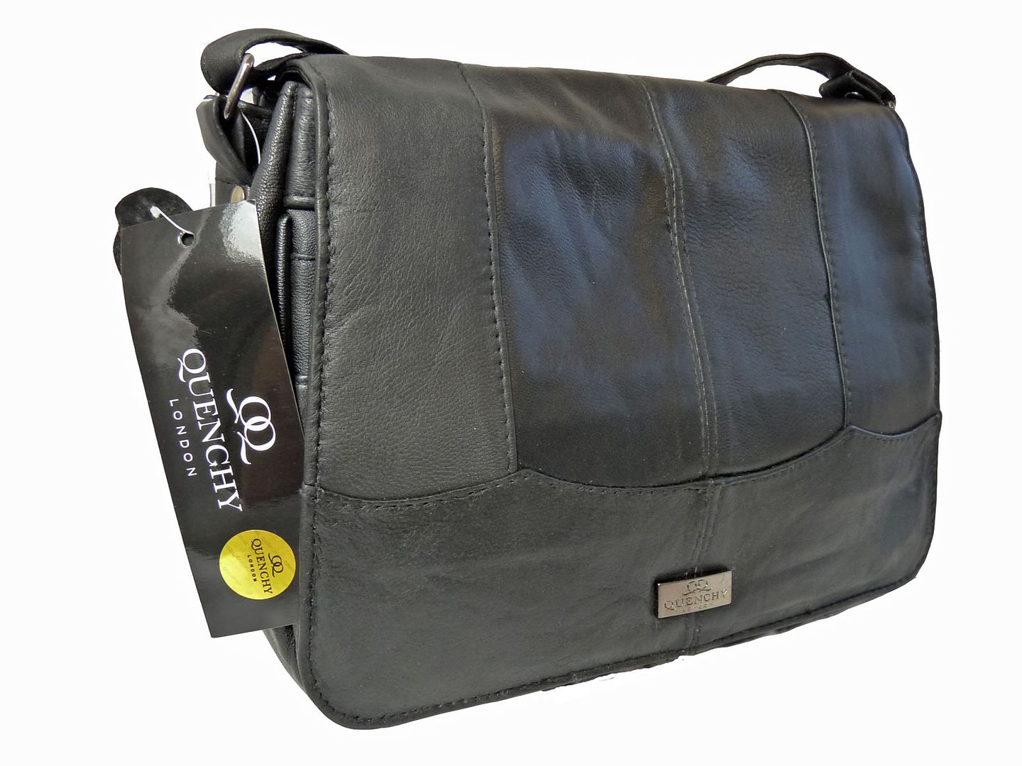 Ladies Womens Cross Body HandBag Black Real Leather Shoulder Hand Bag Bags QL966 | eBay