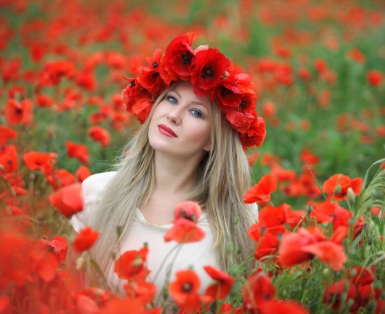  photo red.poppies.green.leaves.girl_zpsg0scuhdy.jpg