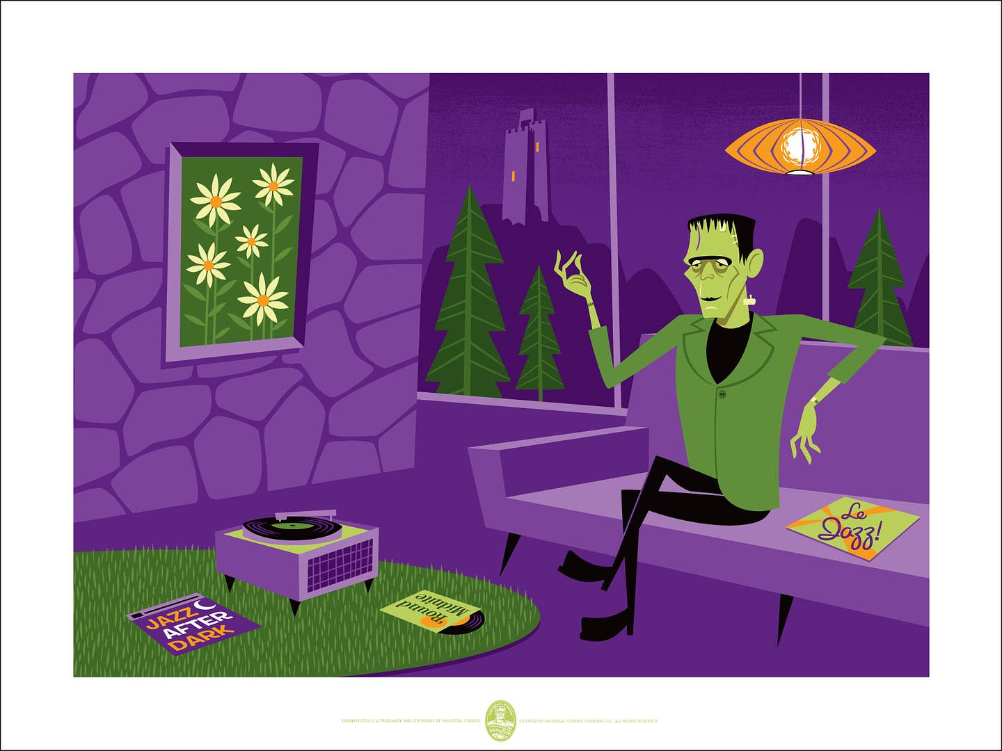 Dark Hall Mansion Dhm Reveals “universal Monsters X Shag” Officially Licensed 10 Print Limited