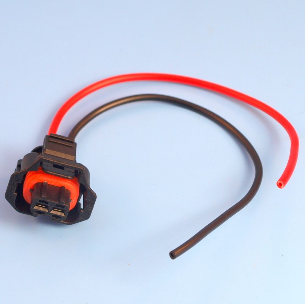 2 Pin PreWired Bosch Diesel Injector Connector Plug to Suit Most Bosch