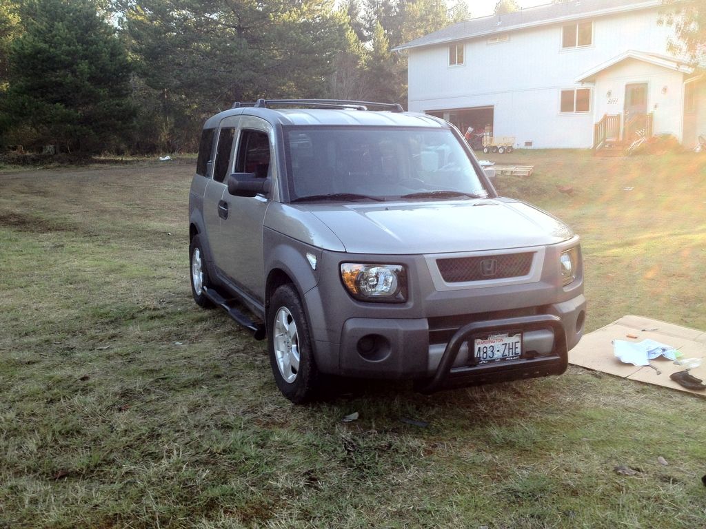 Honda element bull bar install #5