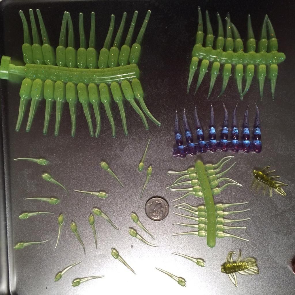 Some panfish plastics