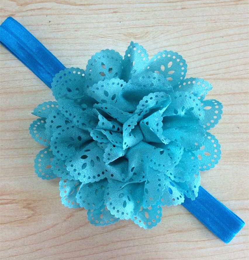10 pcs Girl Baby Toddler Lace Flower Headband Hair Bow Band Headwear AccessorTPO