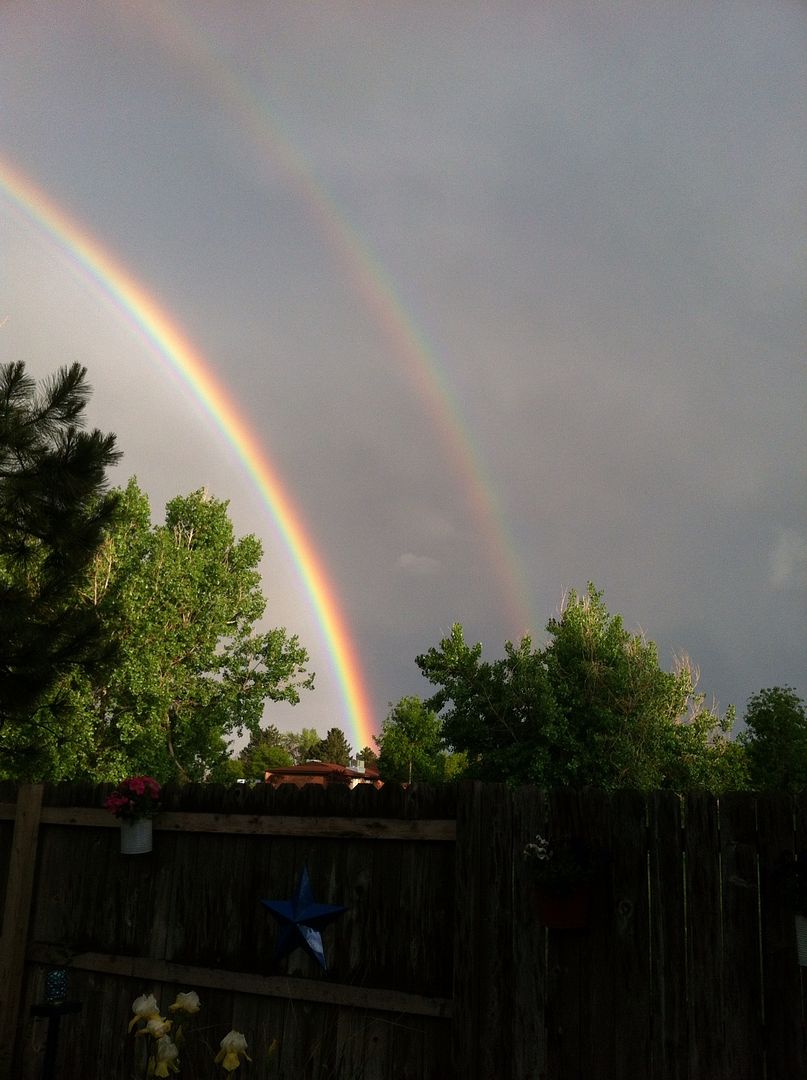 Photo of a Double Rainbow~Kathe With An E