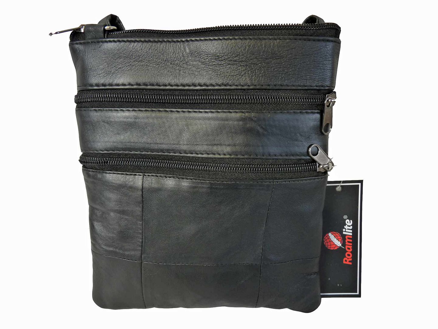 mens leather travel pouch